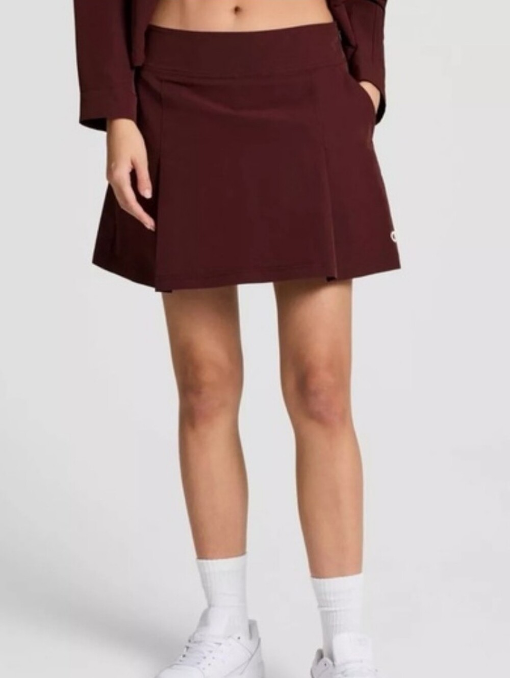 Champion Moisture Wicking Chocolate Brown Active Tennis Match Skort NWT Size 6